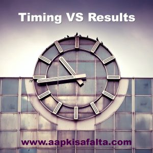 time and result