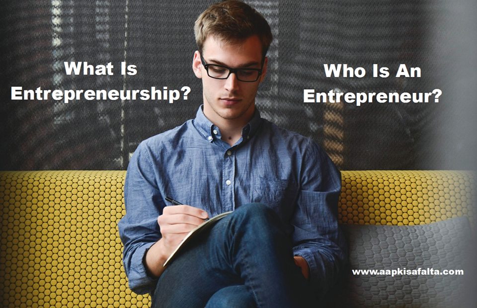 what is entrepreneurship hindi