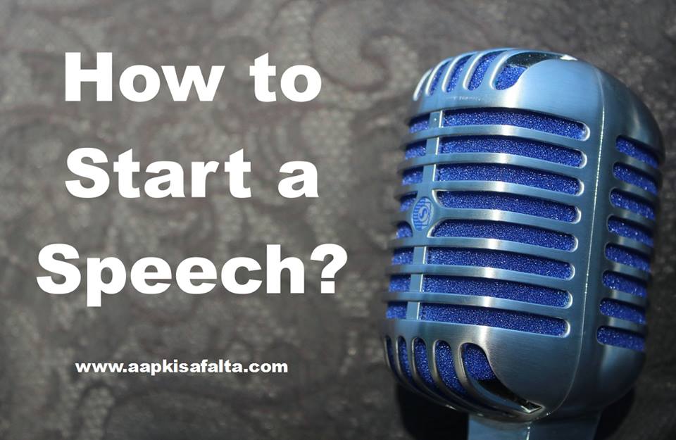 how to start a speech hindi