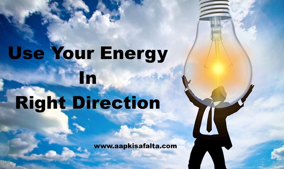 use energy right direction hindi speech