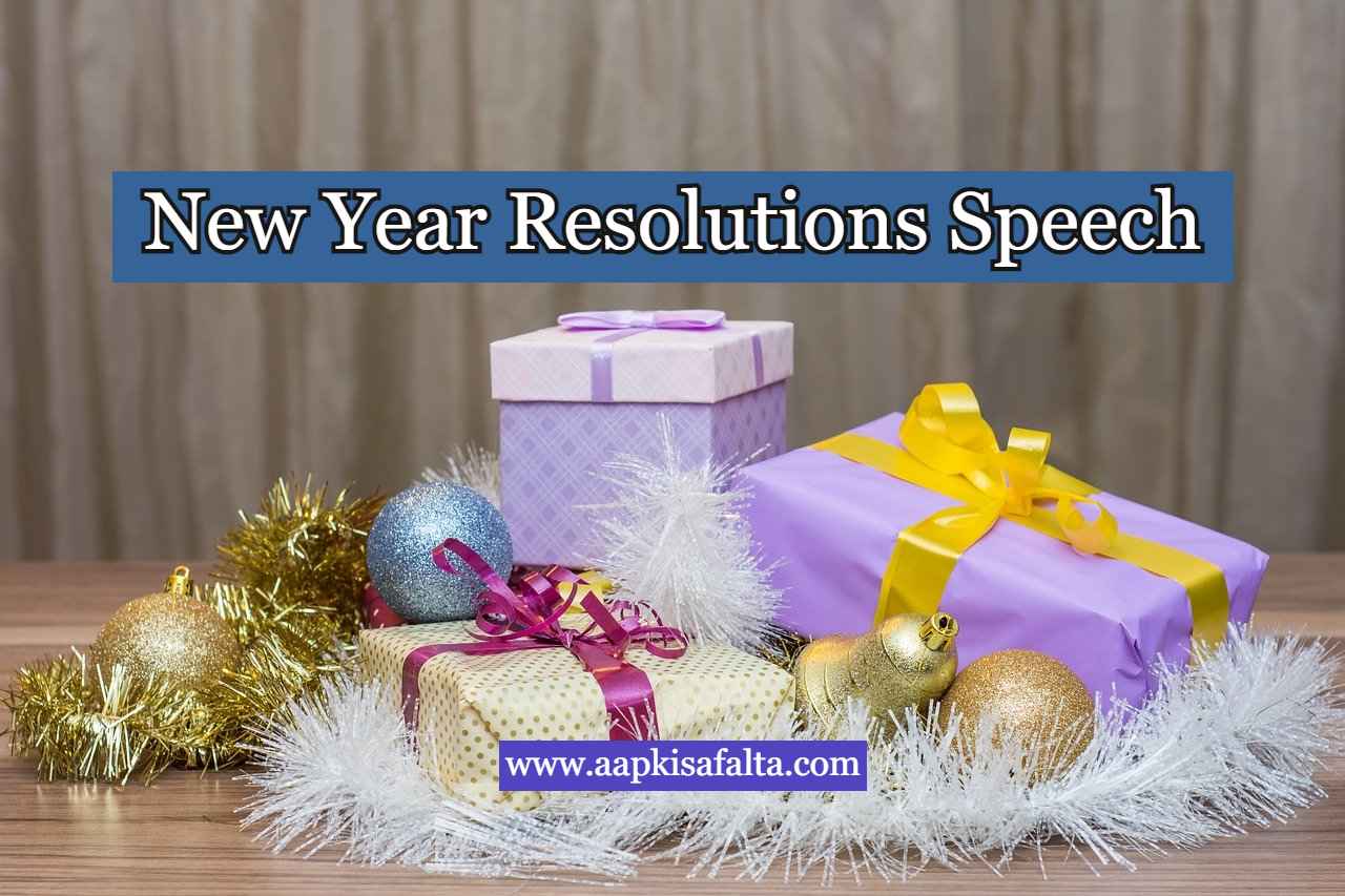 new year resolutions speech