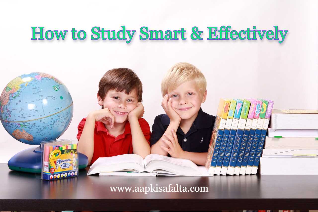 how to study smart effectively